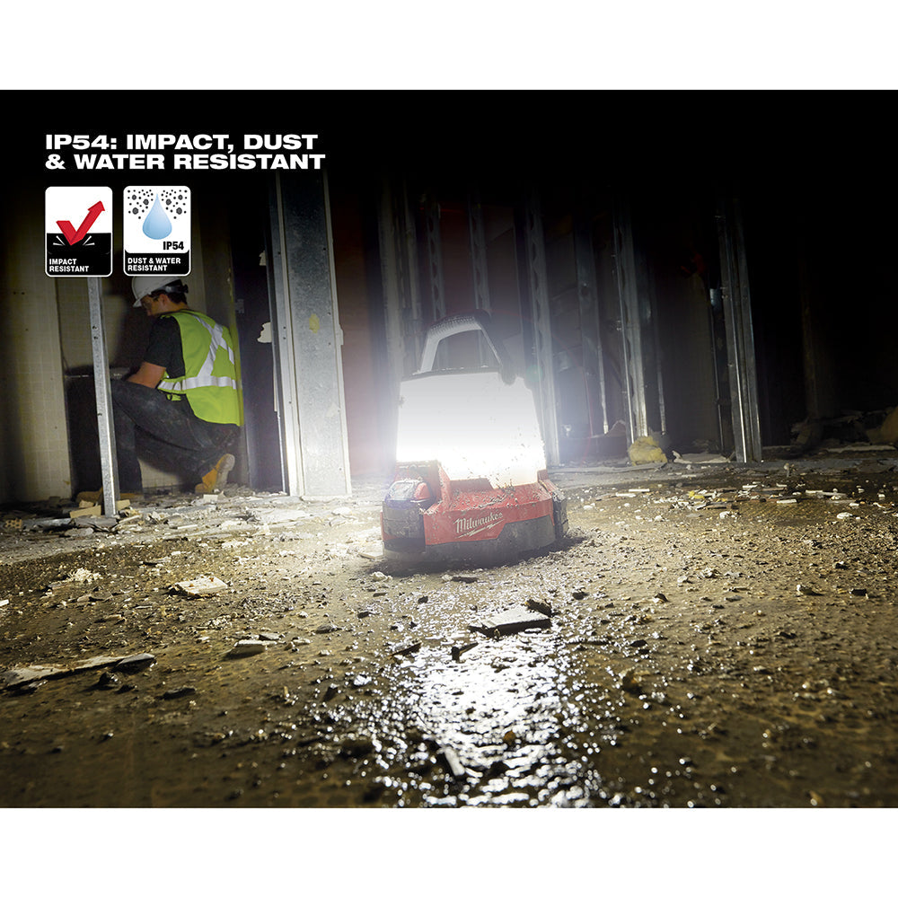 Milwaukee 2145-20 M18™ RADIUS™ LED Compact Site Light – 4,400 lm, Task/Area/Overhead