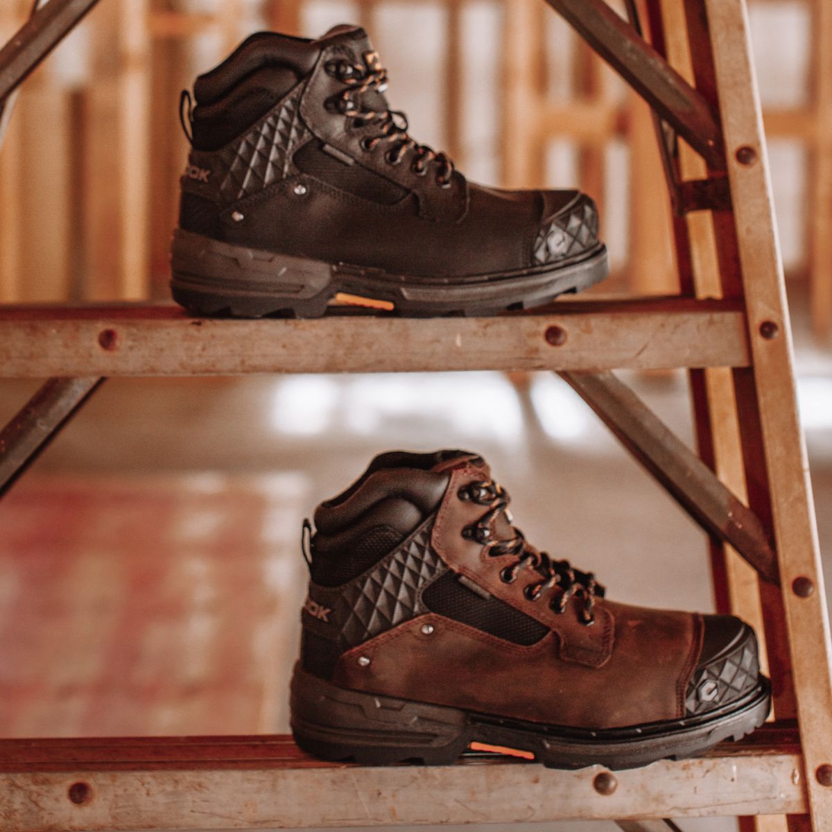 ๐ Pallet Jack 6" Composite Toe Waterproof Work Boot โ Black