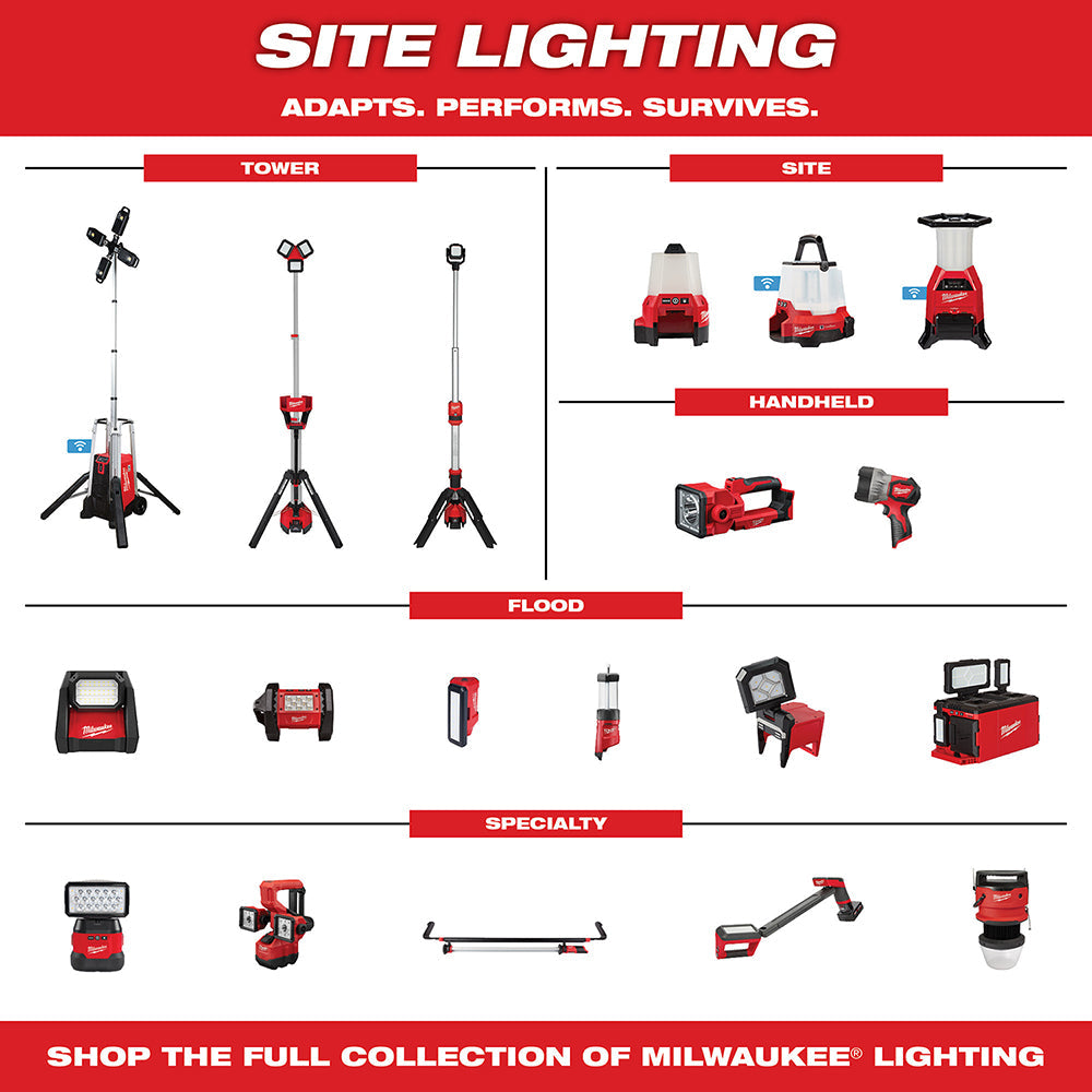 Milwaukee 2361-20 M18™ LED Flood Light – 1,100 lm, Roll Cage, Cordless