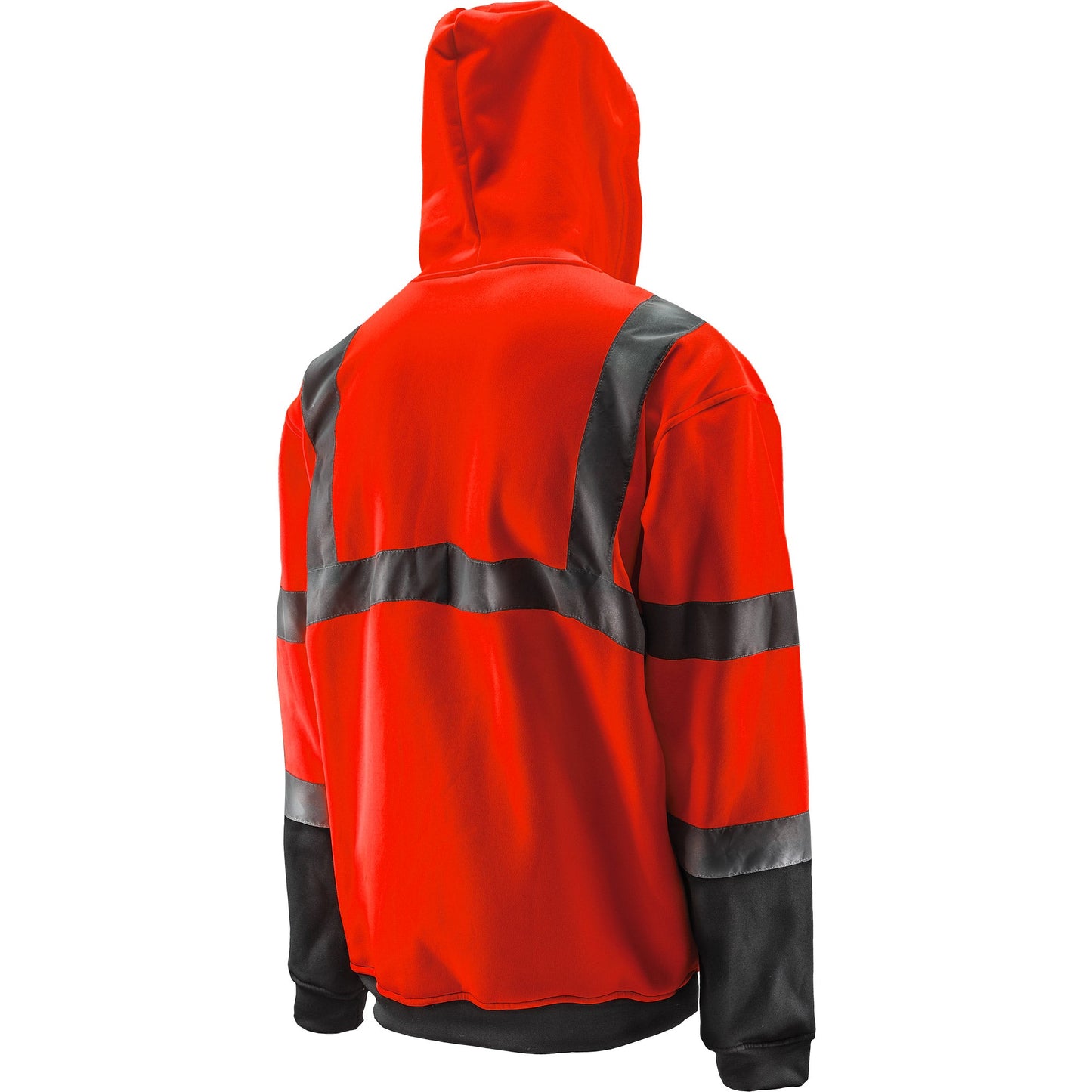 Hi-Viz Orange Pro Hoodie – ANSI Class 2 Safety Fleece