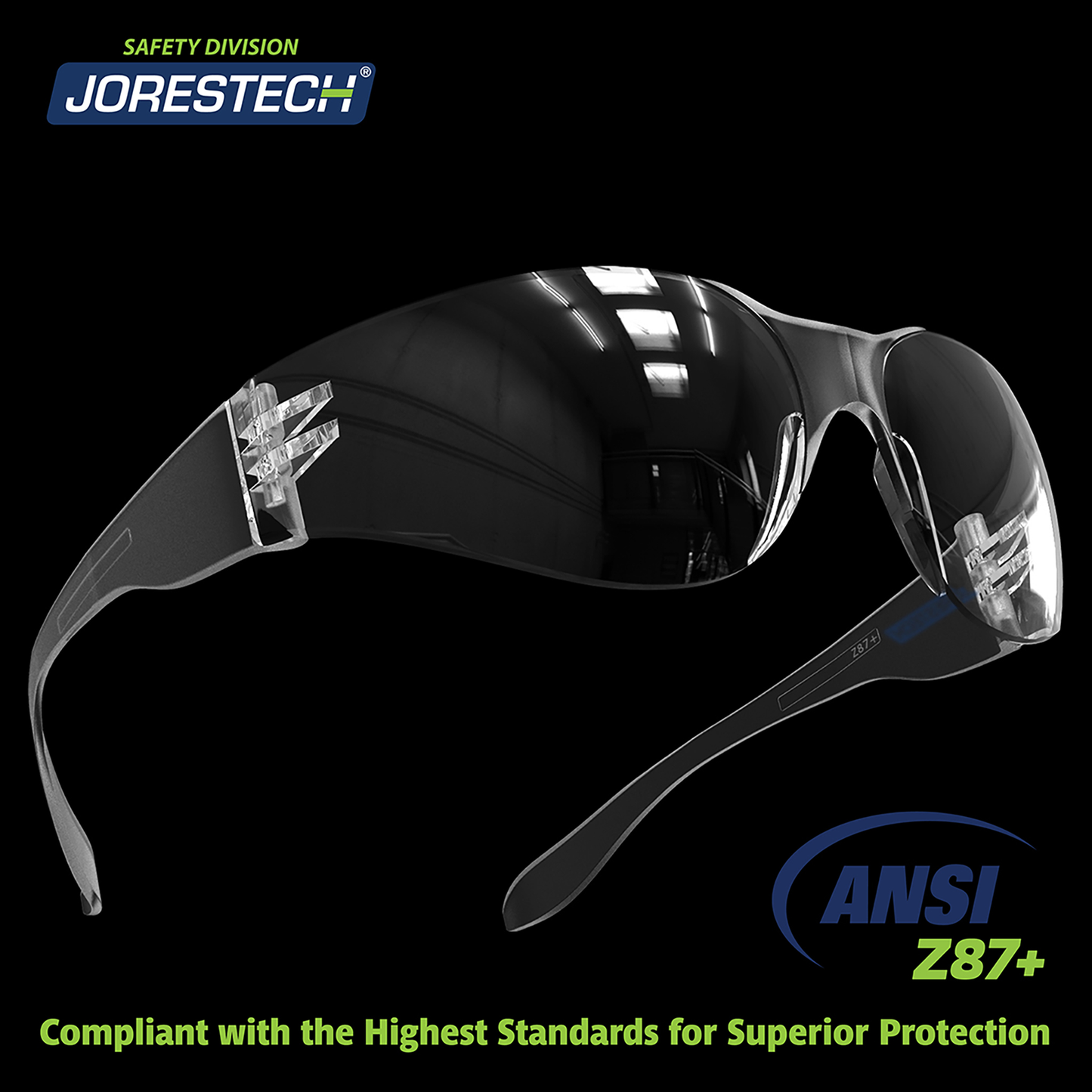 High-Impact Safety Glasses – 12 Pack, Anti-Fog, ANSI Z87+ Certified