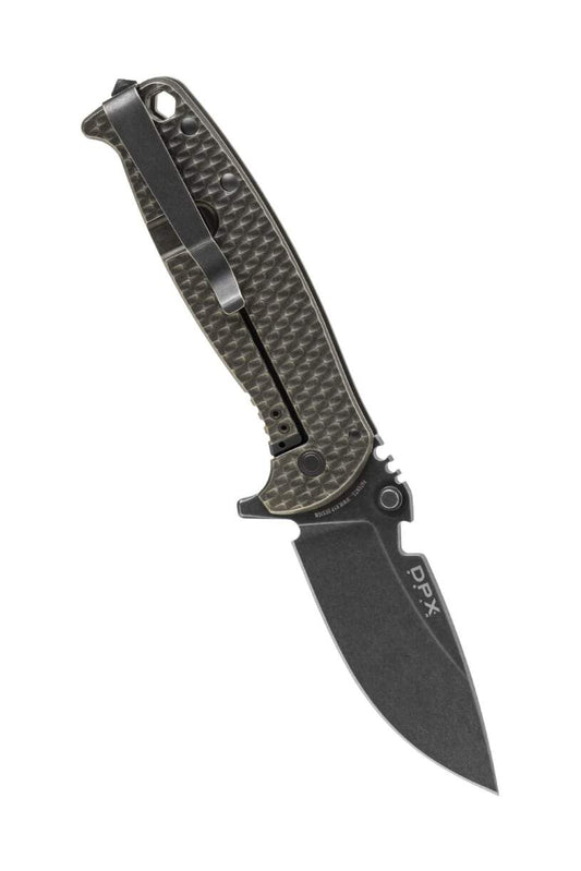 π DPx Gear HEST/F Leggaro β M390 Steel, Matte Black PVD, Platinum Grey Titanium