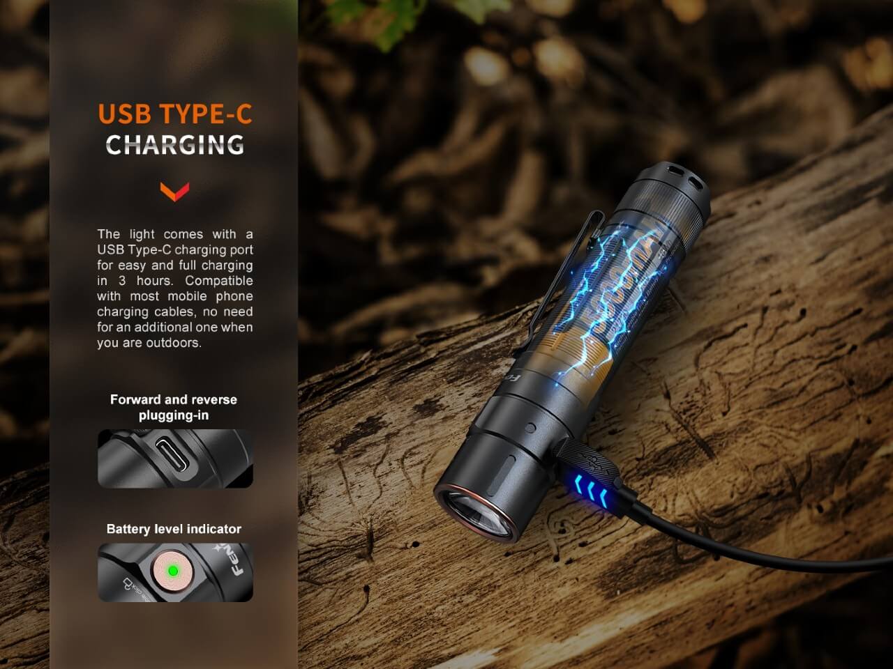 Fenix E35R Flashlight – 3100 Lumen USB-C Rechargeable High-Output EDC Light