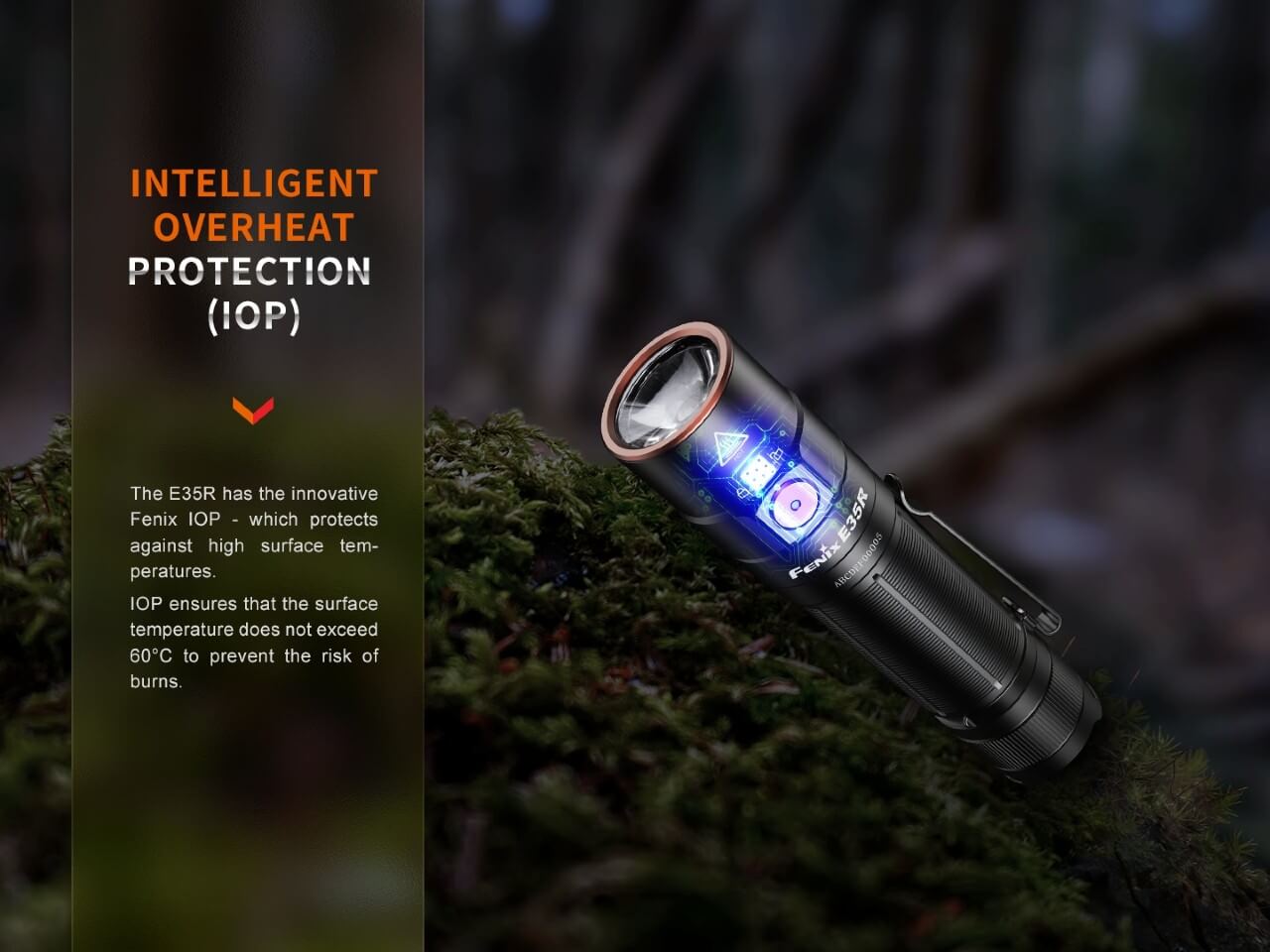 Fenix E35R Flashlight – 3100 Lumen USB-C Rechargeable High-Output EDC Light