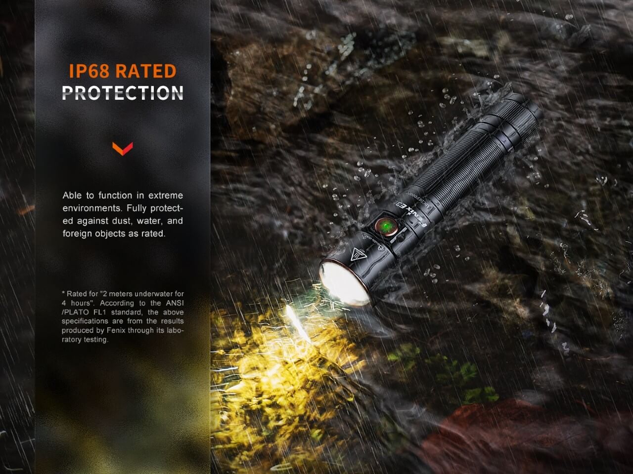 Fenix E35R Flashlight – 3100 Lumen USB-C Rechargeable High-Output EDC Light