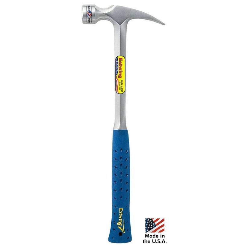 Estwing Framing Hammer – Milled Face, Long Handle, Shock Grip® for Rigging + Scenic Work (20oz / 22oz)