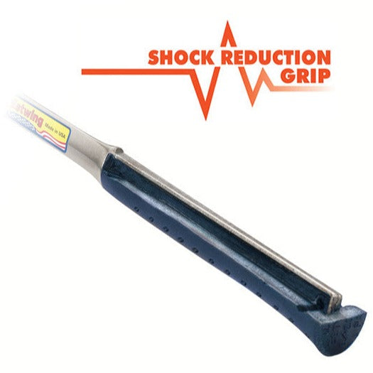 Estwing Framing Hammer – Milled Face, Long Handle, Shock Grip® for Rigging + Scenic Work (20oz / 22oz)