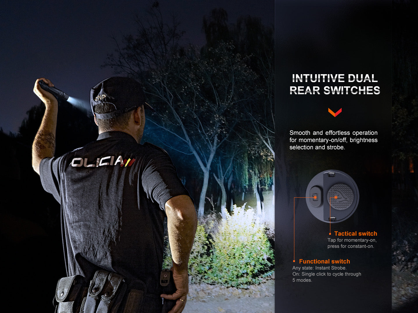 Fenix PD36R Pro 2800 Lumen Tactical Flashlight – USB-C Rechargeable