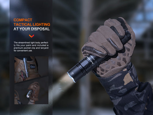 Fenix PD36R Pro 2800 Lumen Tactical Flashlight – USB-C Rechargeable