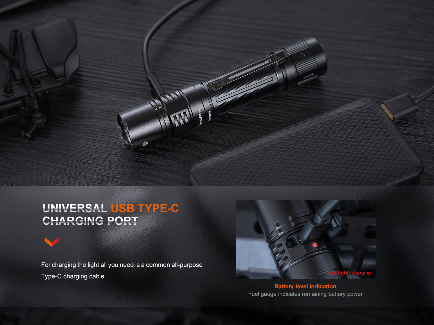 Fenix PD36R Pro 2800 Lumen Tactical Flashlight – USB-C Rechargeable