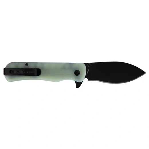 Gerber Confidant Folding Knife – Jade G10 + Bamboo Handle, Drop Point EDC Blade for Crew & Outdoor Use (1066479)