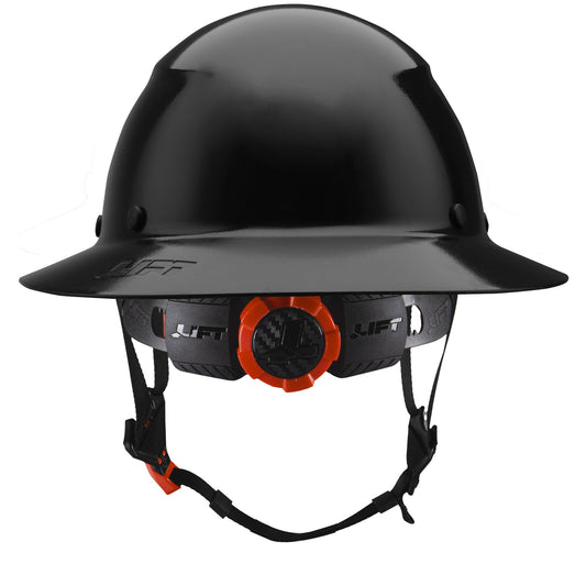 DAX Full Brim Hard Hat with Mips โ Black | Impact Reduction + LUX Suspension