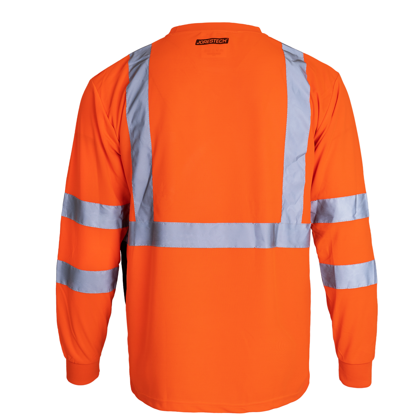 Hi-Vis Long Sleeve Work Shirt — ANSI/ISEA 107-2020 Class 3, Dirt-Concealing Panels