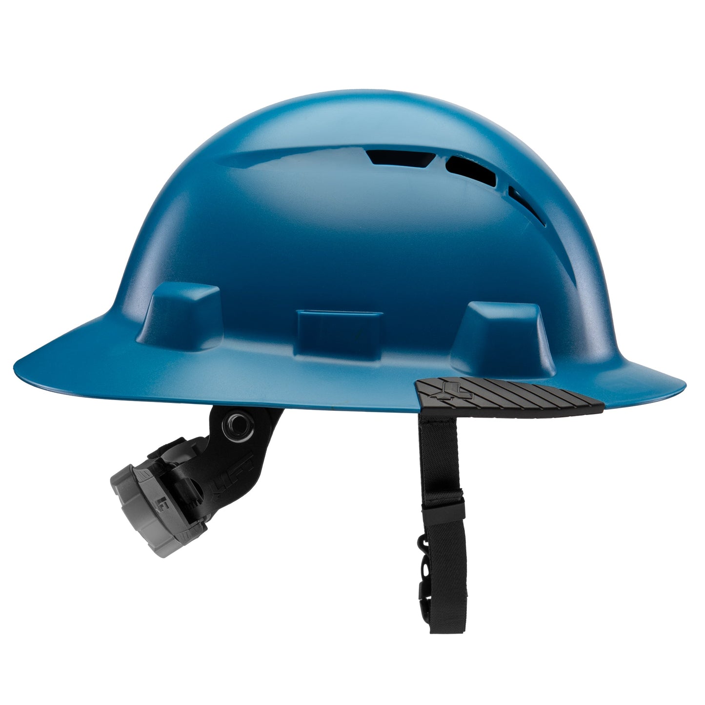 iDAX Vented Hard Hat – High-Density Shell with Brim Grip & 4-Point Suspension