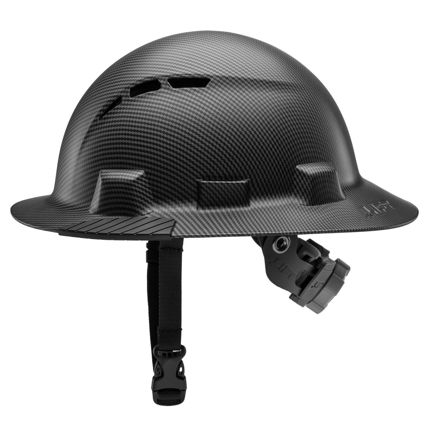 iDAX Vented Hard Hat – High-Density Shell with Brim Grip & 4-Point Suspension