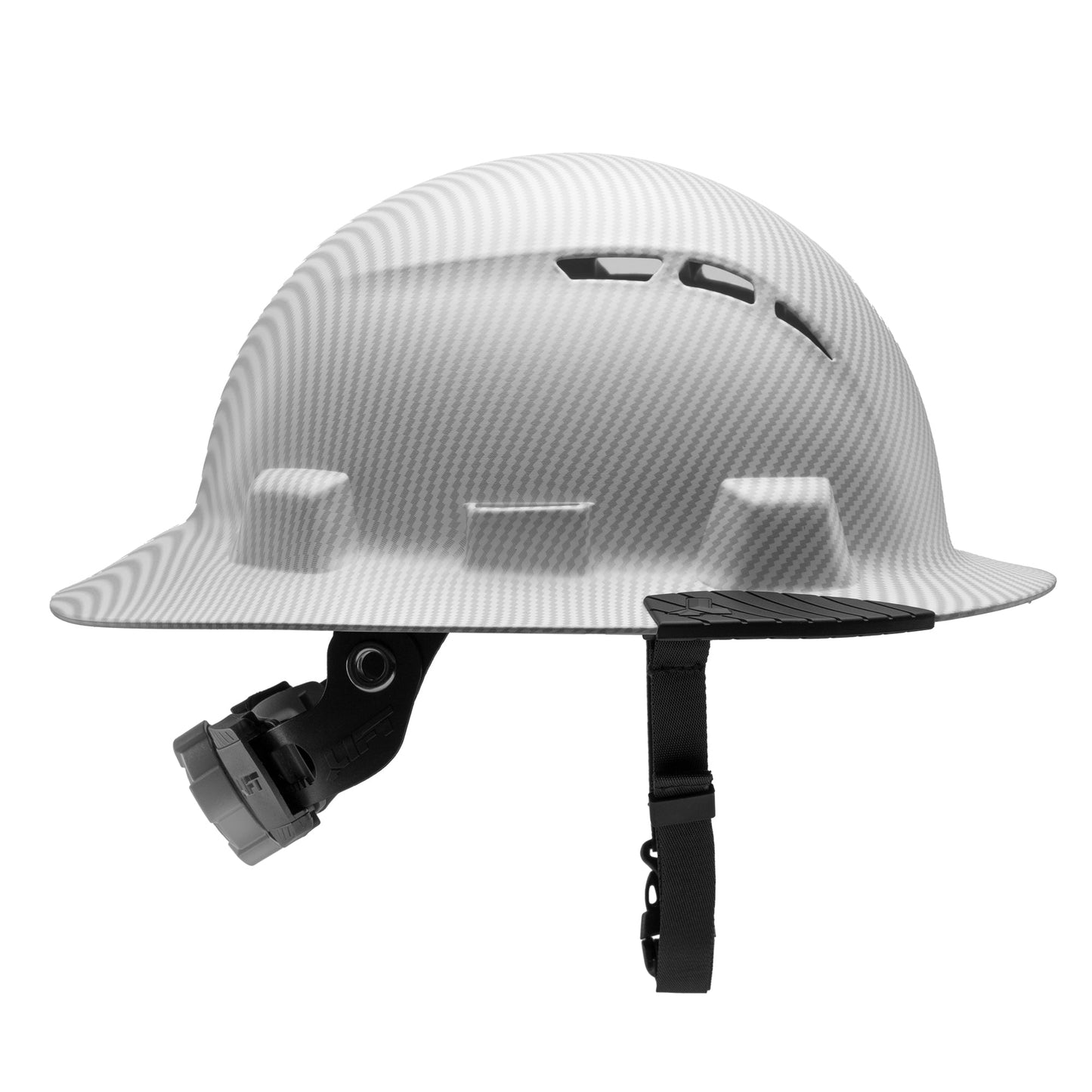 iDAX Vented Hard Hat – High-Density Shell with Brim Grip & 4-Point Suspension
