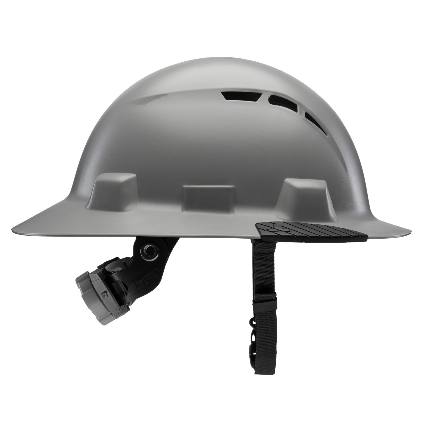 iDAX Vented Hard Hat – High-Density Shell with Brim Grip & 4-Point Suspension