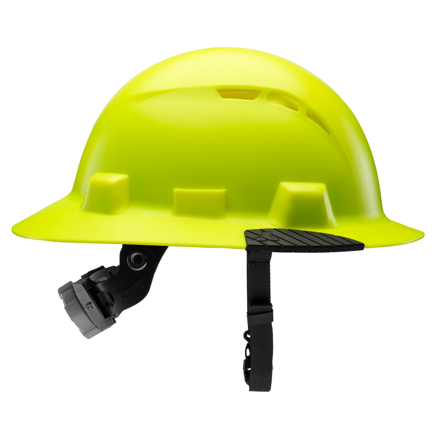iDAX Vented Hard Hat – High-Density Shell with Brim Grip & 4-Point Suspension