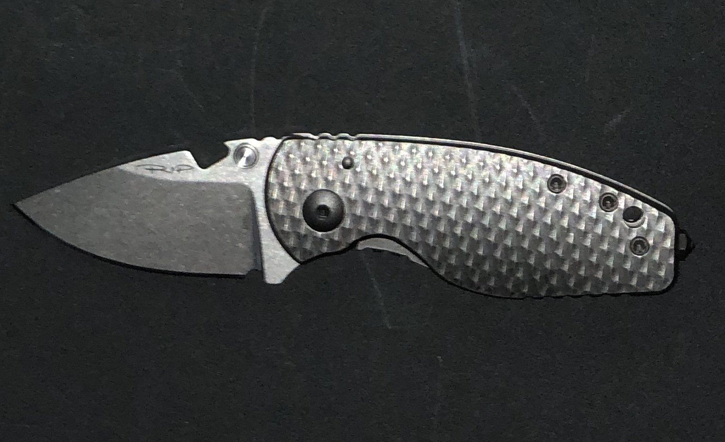 🛒 DPx Gear HEAT/F 3D Titanium – M390 Steel, Matte Black PVD, Compact Frame Lock