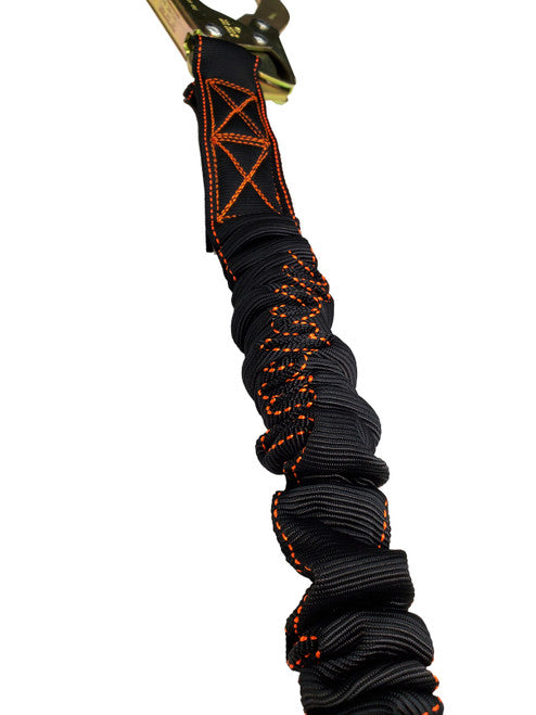 Frontline LIS61R Combat 6' Single Leg Rebar Hook Lanyard with Internal Shock Absorber