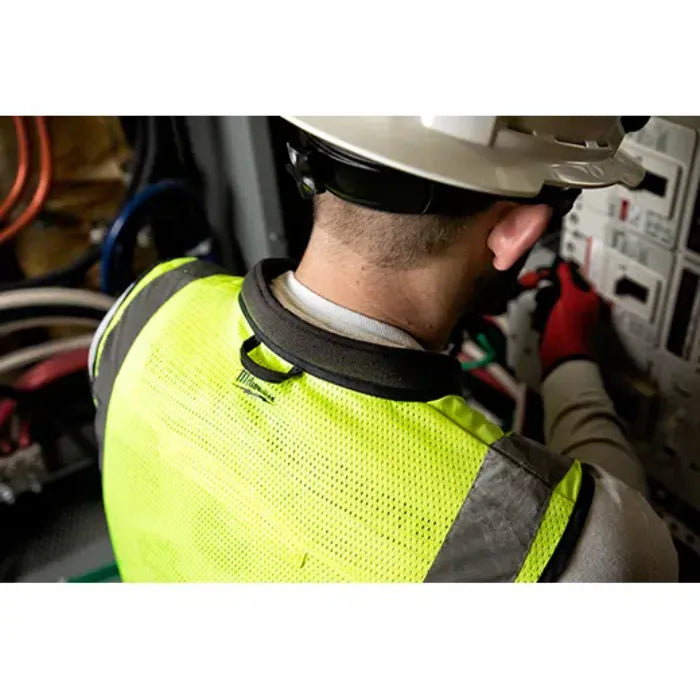 Milwaukee Class 2 Hi-Vis Safety Vest – 15-Pocket Loadout, Fall Protection Ready (L/XL)