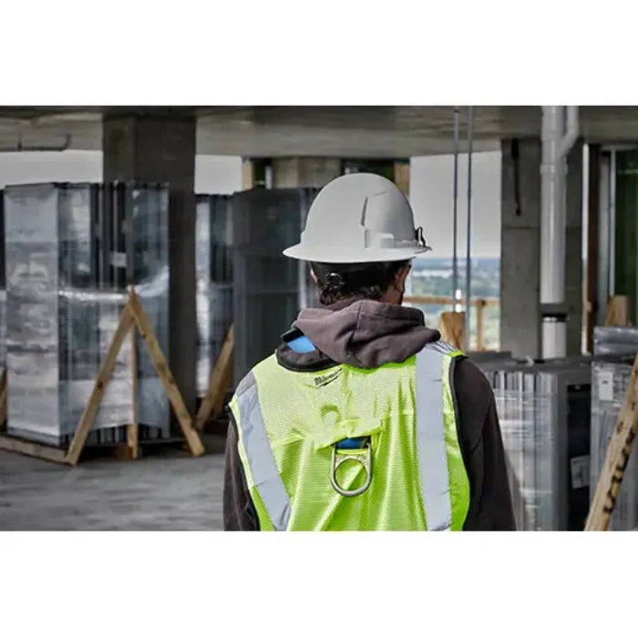 Milwaukee Class 2 Hi-Vis Safety Vest – 15-Pocket Loadout, Fall Protection Ready (L/XL)