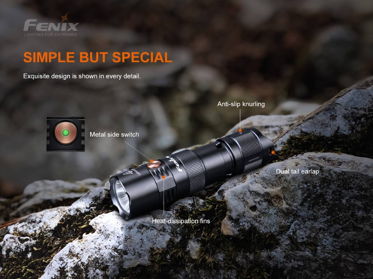 Fenix PD25R EDC Flashlight – 800 Lumen USB-C Rechargeable Compact Light