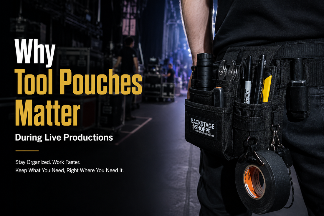 Why Tool Pouches Matter During Live Productions