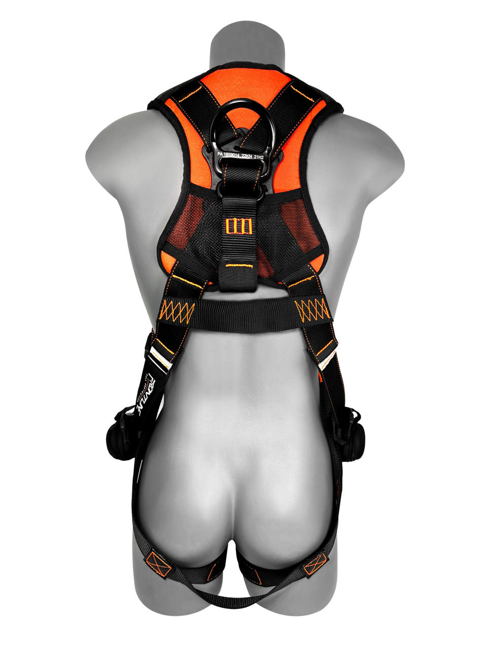 Frontline Combat Lite Full Body Harness – Aluminum Hardware + Trauma Straps for Rigging Safety (Size S, 110VTB)