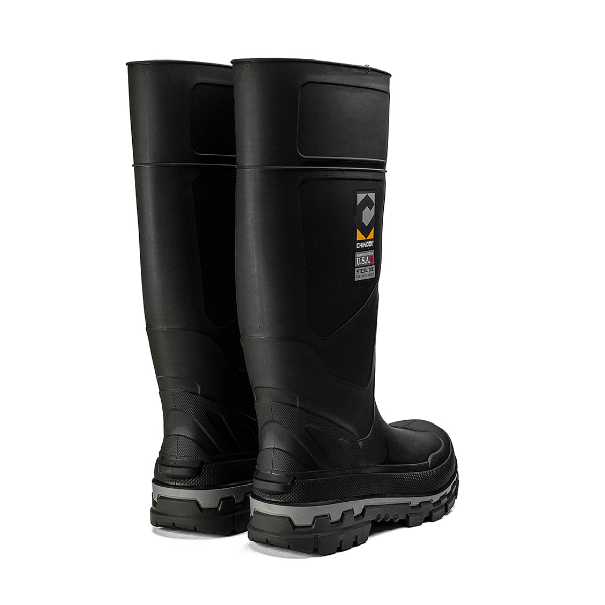 🛒 Chinook Kickaxe 15" Steel Toe Waterproof Rubber Boot – Black (#3565-001)