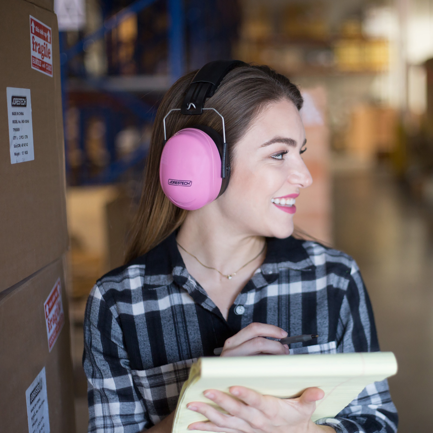 27dB NRR Noise Cancelling Hearing Protection Earmuffs – Adjustable, ANSI Certified