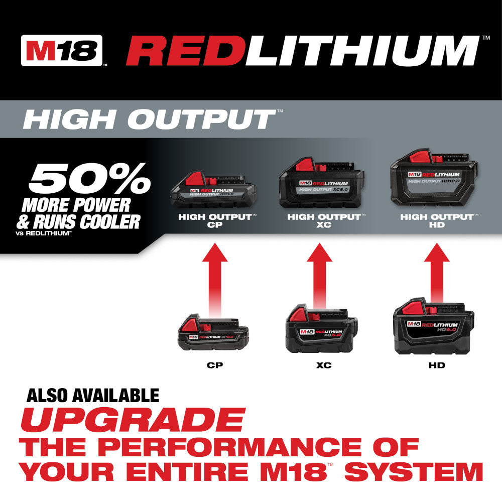 🛒 Milwaukee M18™ REDLITHIUM™ XC 5.0Ah Extended Capacity Battery Pack (2-Pack) – 48-11-1852