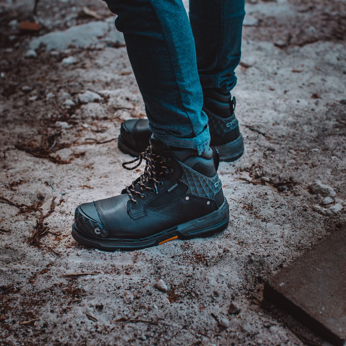 🛒 Pallet Jack 6" Composite Toe Waterproof Work Boot – Black