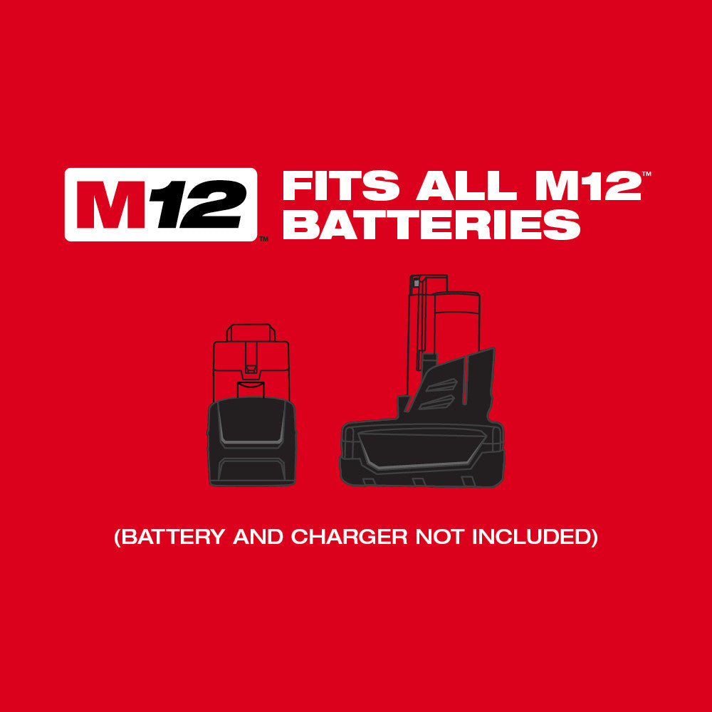 Milwaukee 2564-20 M12 FUEL™ 3/8" Right Angle Impact Wrench – 220 ft-lbs, 4-Mode Control