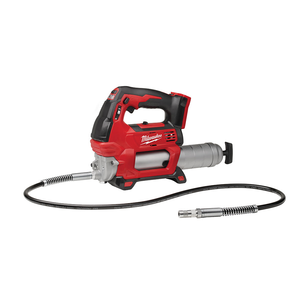 Milwaukee 2646-20 M18™ 2-Speed Grease Gun – 10,000 PSI, Cordless, Flexible Hose