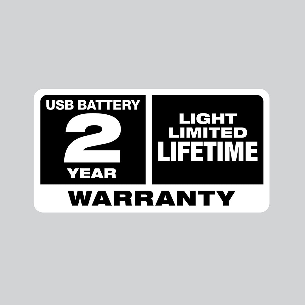 Milwaukee 2115-21 REDLITHIUM™ USB Low-Profile Headlamp – 600 lm, Rechargeable, Hard Hat Clips