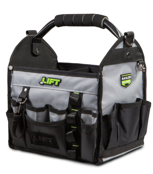 Open Top Tool Bag with Reinforced Base, 17 Pockets &amp; DAX Bottle Opener