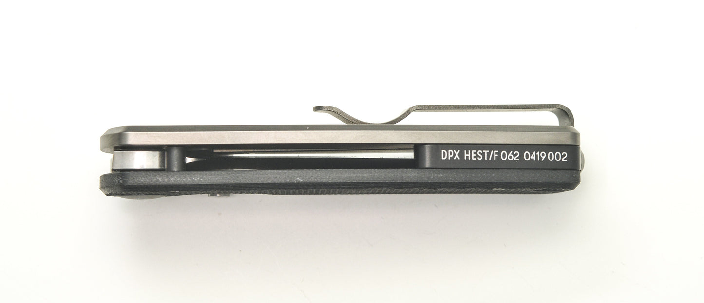 🛒 DPx Gear HEST/F Urban G10 – CPM 154 Steel, Titanium Frame, Black G10