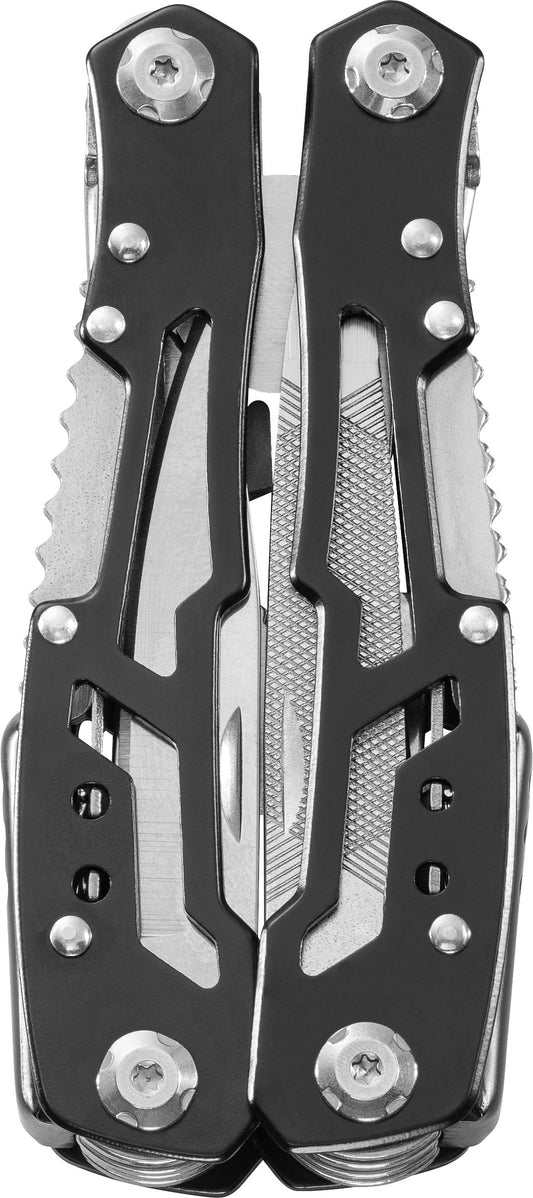 COAST CT220 Multi-Tool – 11-in-1 with Spring-Loaded Pliers &amp; Locking Tools (Black Handle, 30846)