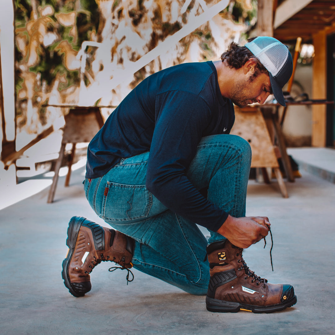 🛒 Chinook Scorpion 9” Composite Toe Men’s Waterproof Work Boot – Brown (#9900-002)