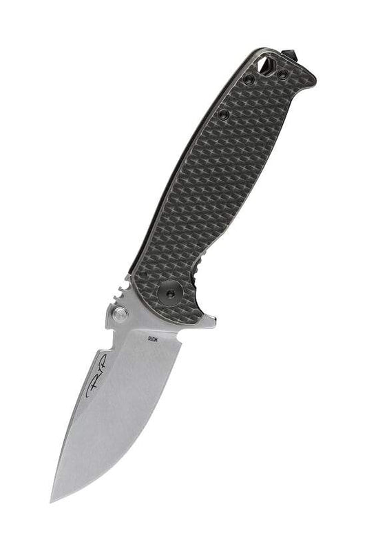 🛒 DPx Gear HEST/F Leggaro – M390 Steel, Full Titanium Flipper, Platinum Grey