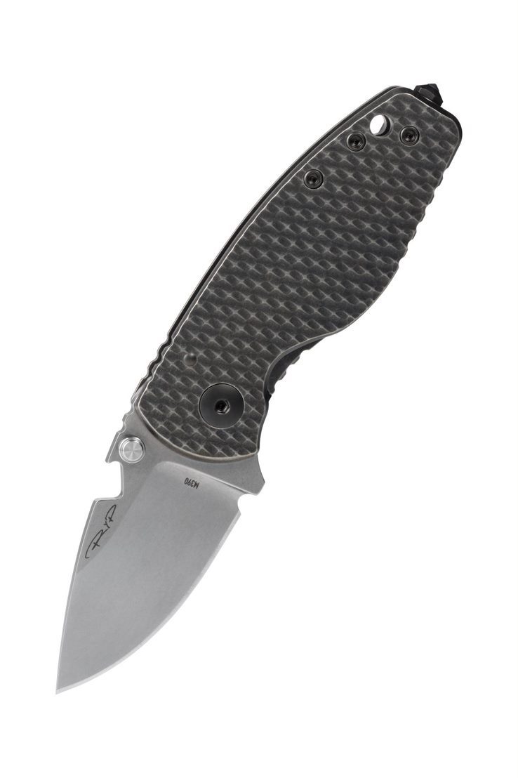 🛒 DPx Gear HEAT/F 3D Titanium – M390 Steel, Matte Black PVD, Compact Frame Lock