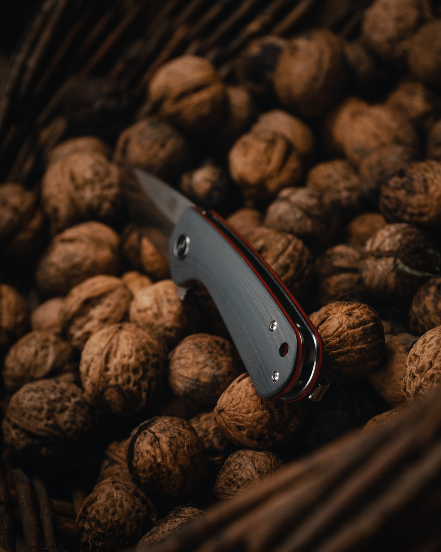 🛒 Peasant Folding Pocket Knife Giftset – D2 Steel, Red & Grey G10 Handle