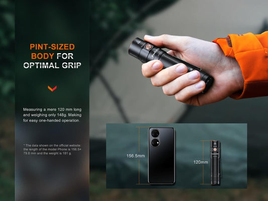 Fenix E35R Flashlight – 3100 Lumen USB-C Rechargeable High-Output EDC Light