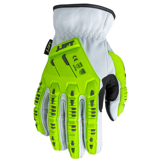 A6 Cut-Resistant Goatskin Work Gloves – Impact Protection, Touchscreen Compatible