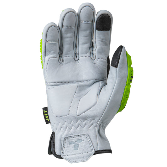 A6 Cut-Resistant Goatskin Work Gloves – Impact Protection, Touchscreen Compatible