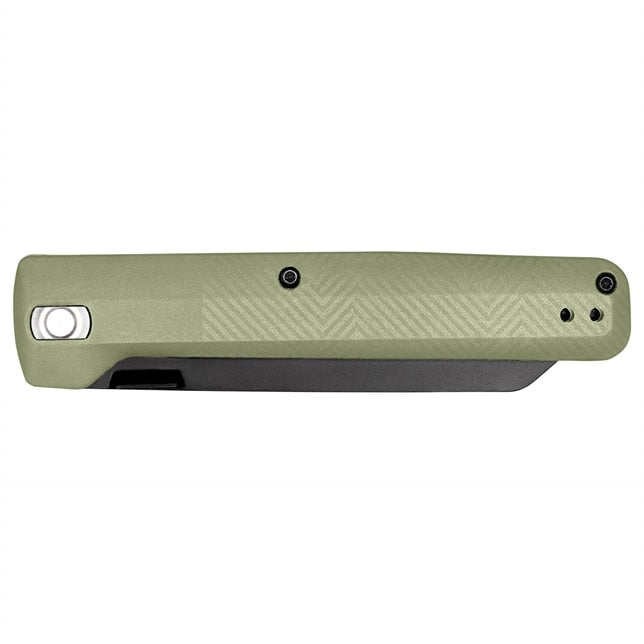 Gerber Pledge Folding Knife – Slim Reverse Tanto EDC Blade for Crew Use (Lichen Green)