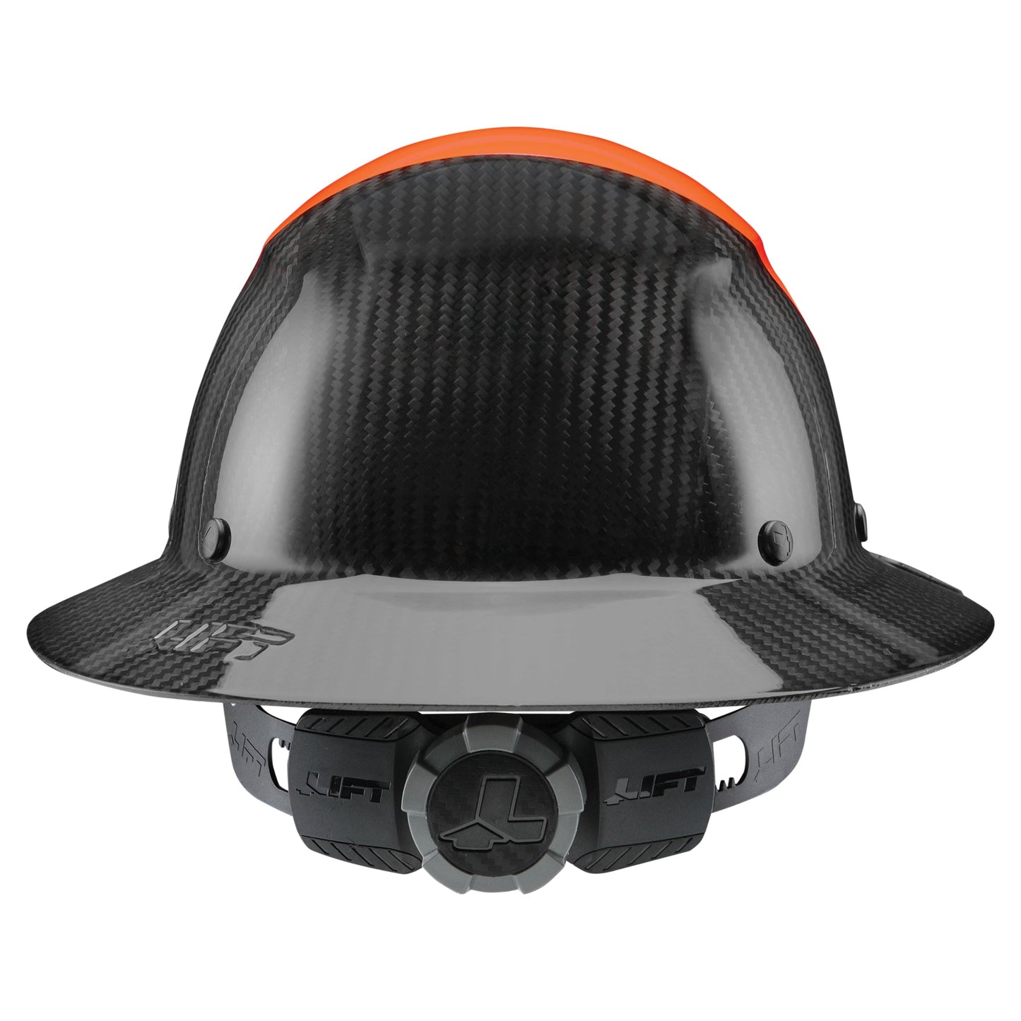 DAX Fifty 50 Carbon Fiber Full Brim Hardhat – ANSI Z89.1, Heat Rated, LUX Suspension
