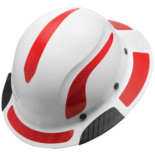 LIFT Reflective Decal Kit – 360° Microprismatic Stickers for DAX Hard Hats