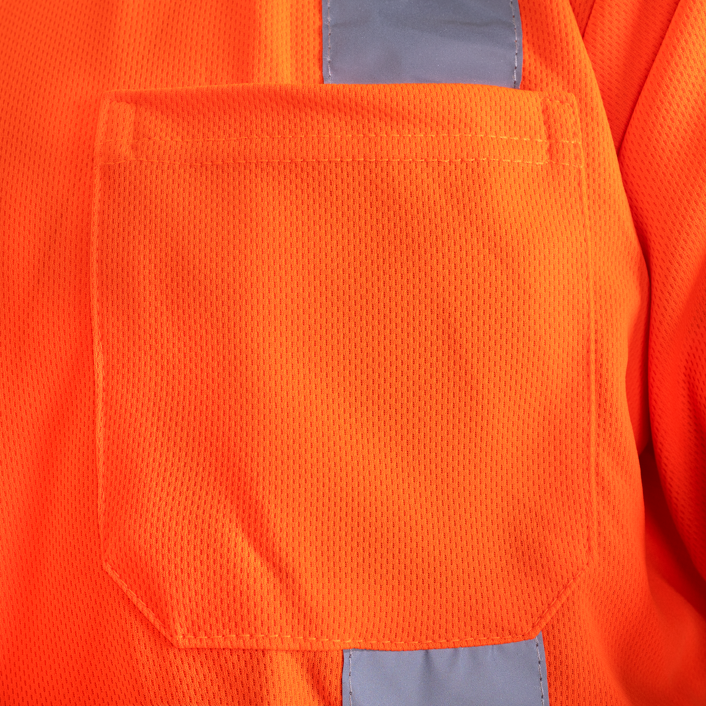 Hi-Vis Long Sleeve Work Shirt — ANSI/ISEA 107-2020 Class 3, Dirt-Concealing Panels